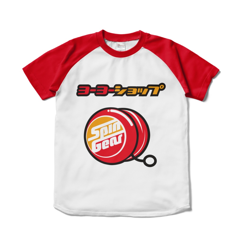 ヨーヨーショップ”ラグランTシャツースピンギア - SPINGEAR - BOOTH