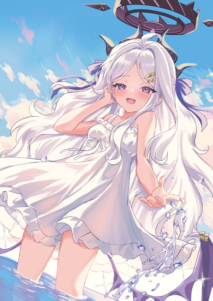 【ブルアカ】空崎ヒナ銀塩アート【A4サイズ】