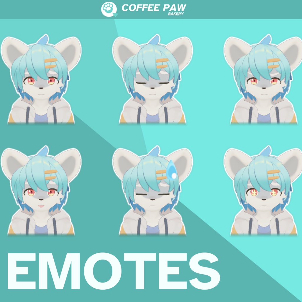 Phi / ファイ / 法伊 [VRChat/VRM Avatar] [v1.00] - Coffeepaw Bakery - 4/4
