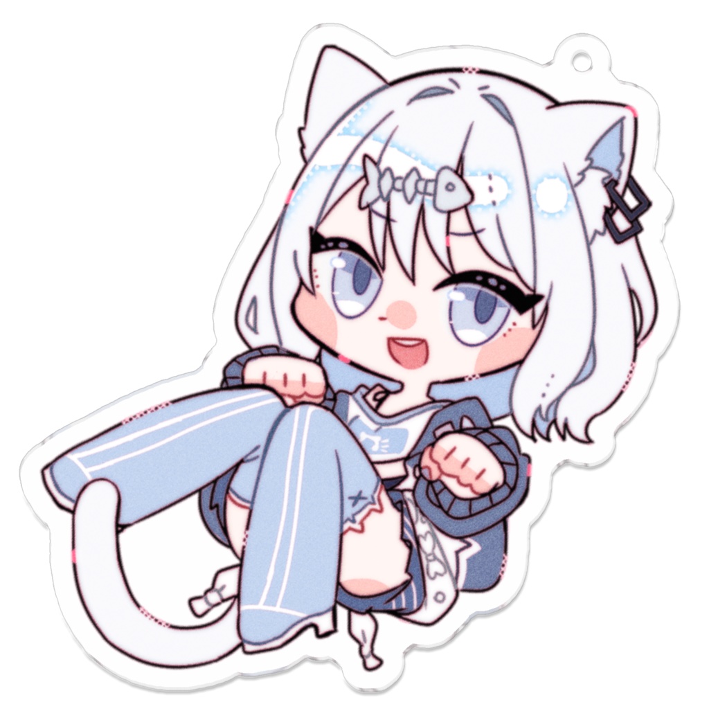 よわこアクリルキーホルダー(にこにこver)