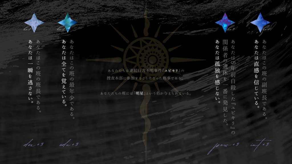 CoCシナリオ: 深宵のステラルーメ 【SPLL:E191276】