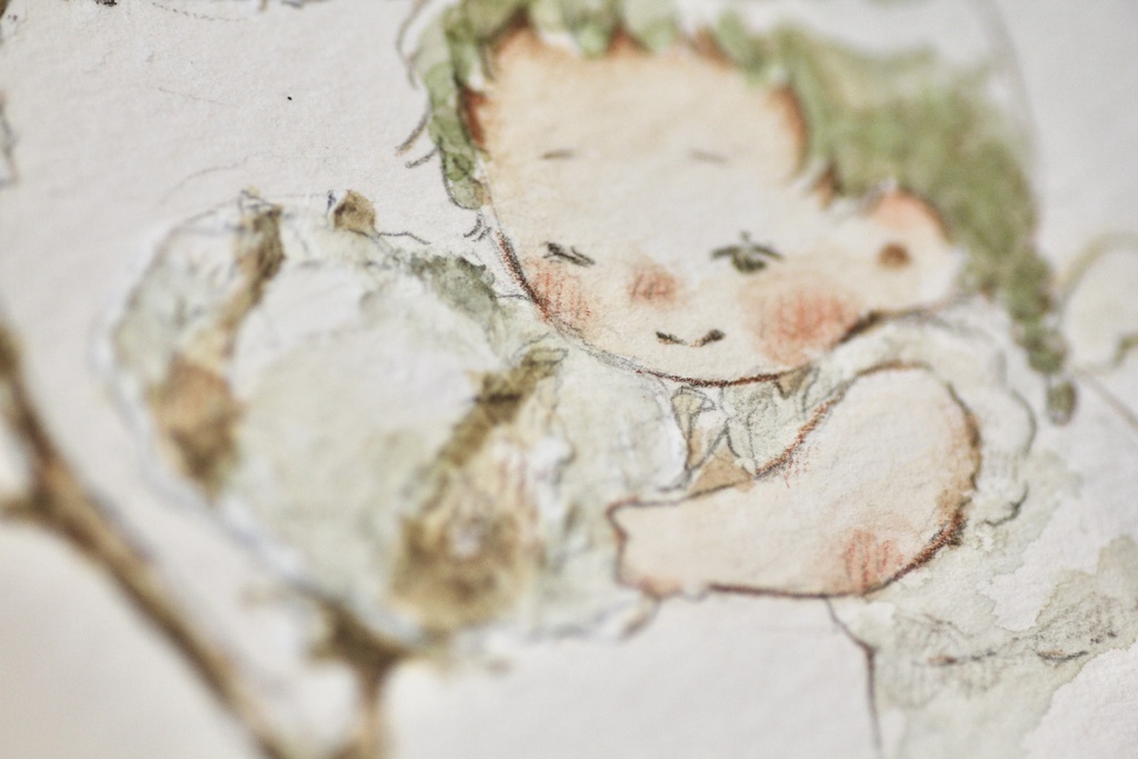 うらたらた『 ふわふわコットン 』原画