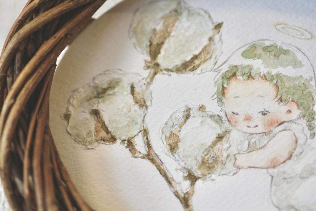 うらたらた『 ふわふわコットン 』原画