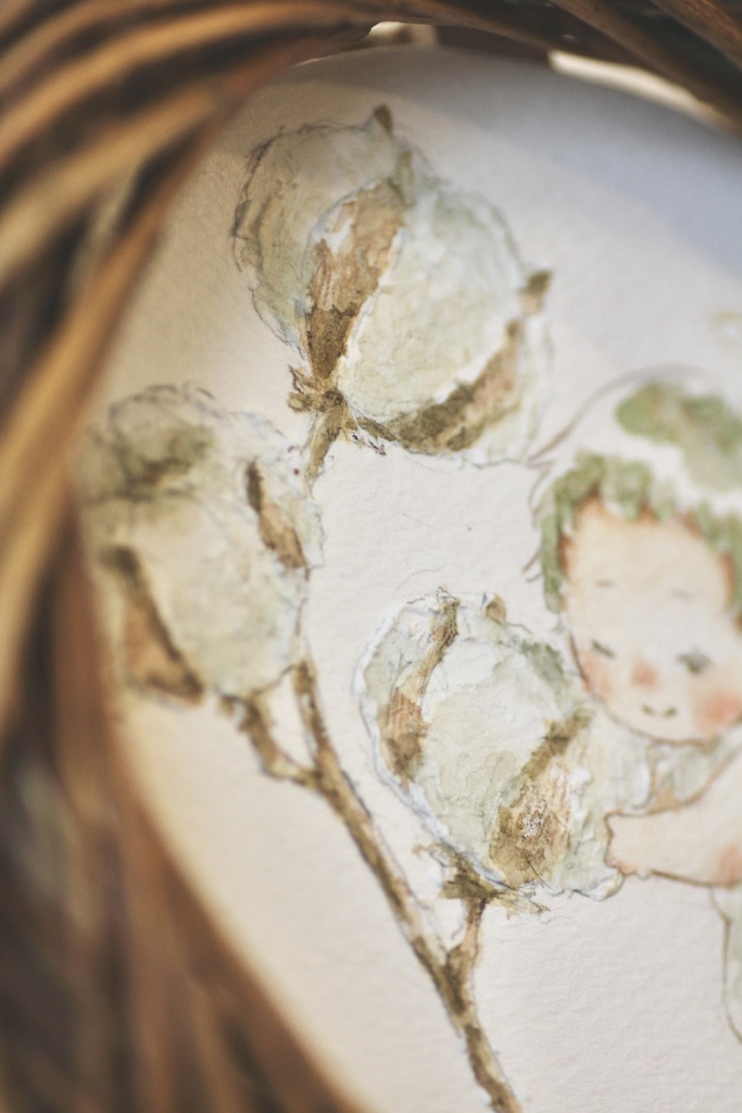 うらたらた『 ふわふわコットン 』原画