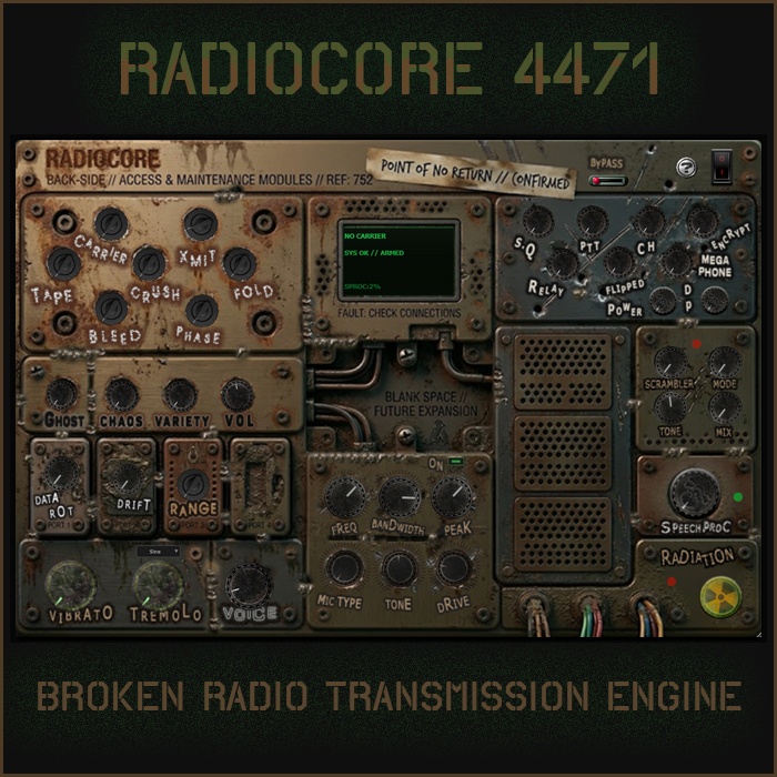 RADIOCORE 4471 - BROKEN RADIO TRANSMISSION ENGINE / VST3 / 7-Day trial