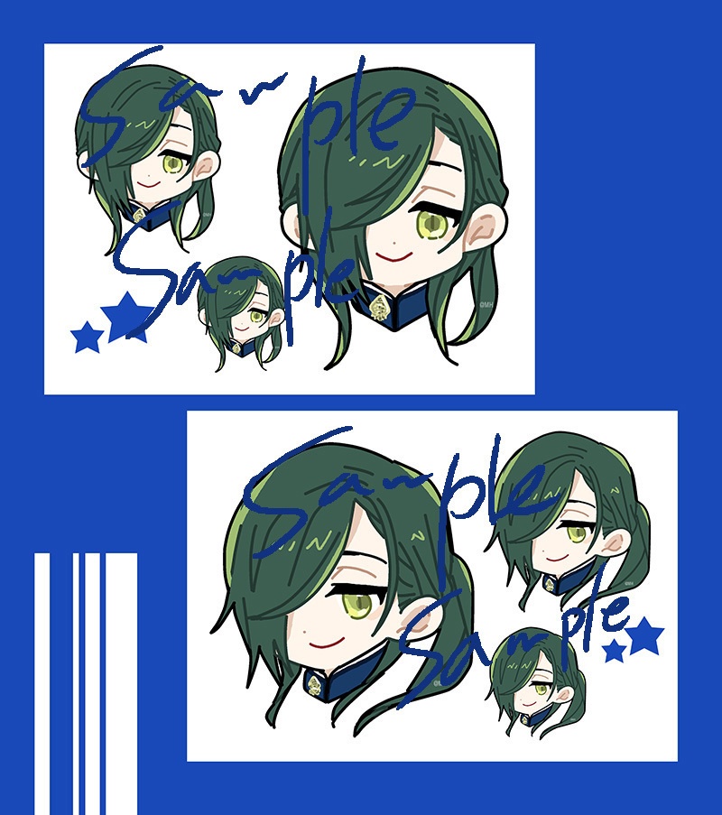 でっかめシール①にっかり青江