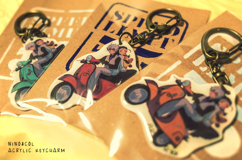 【ニノコル】ヴェスパでおさんぽアクキー