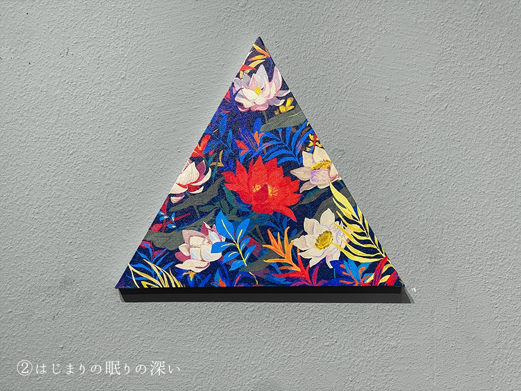 【南牧村】キャンバスアート 数の花