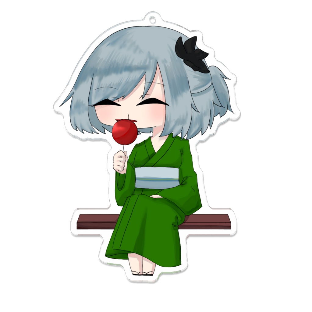 冰鞠【浴衣】 アクリルキーホルダー