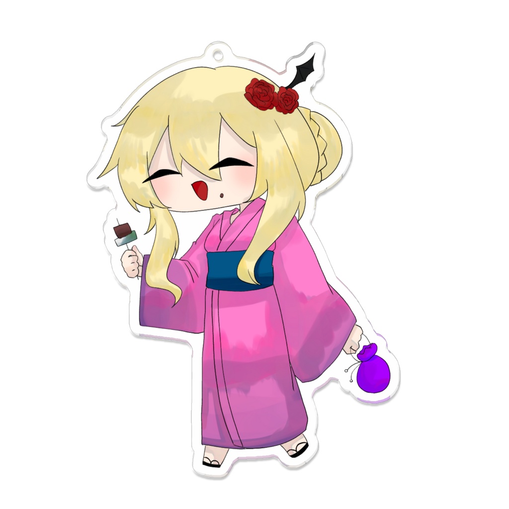 三日月網玉 アクリルキーホルダー