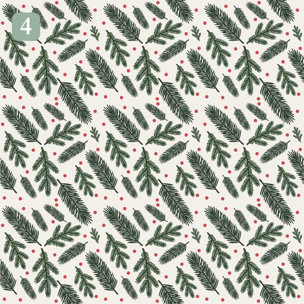 【12柄セット】クリスマス シームレスパターン|デジタルペーパー素材 PNG