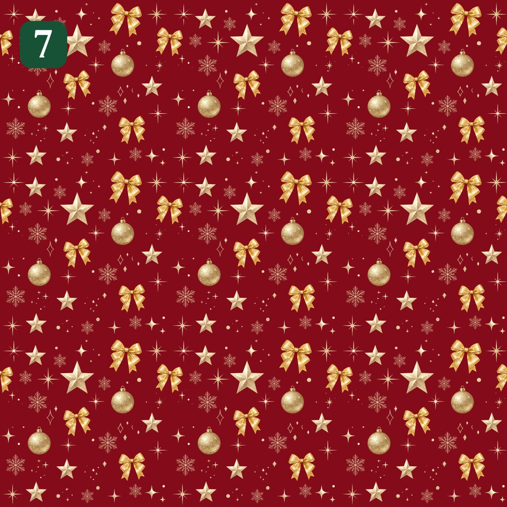 【12柄セット】クリスマス シームレスパターン|デジタルペーパー素材 PNG