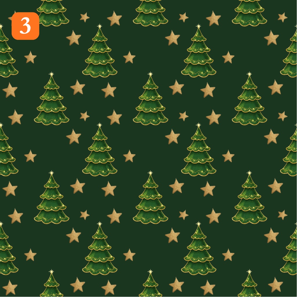 【10柄セット】クリスマス シームレスパターン|デジタルペーパー素材 PNG