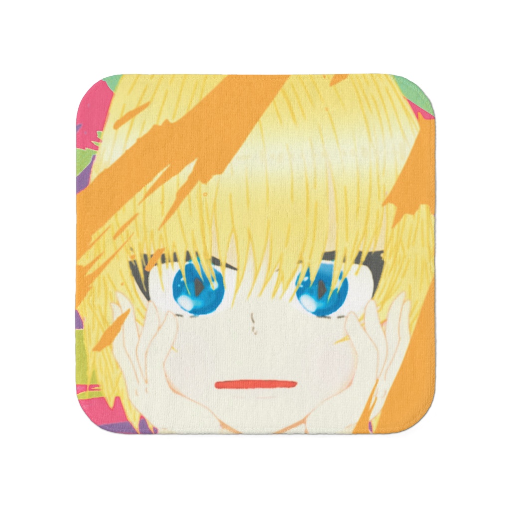 金髪少女タオル