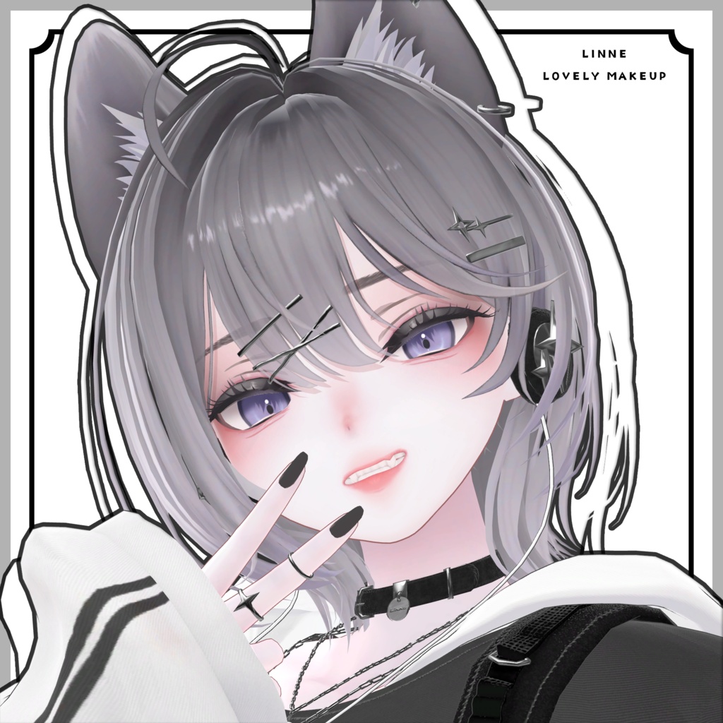 Linne Lovely Makeup ✩.*˚【メイクテクスチャ】