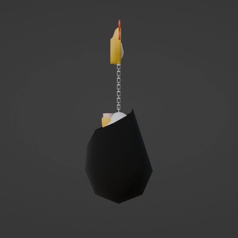 えび天ちぎれた天むすピアス(VRChat想定)