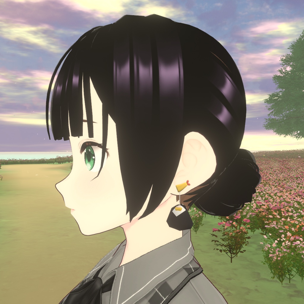 えび天ちぎれた天むすピアス(VRChat想定)