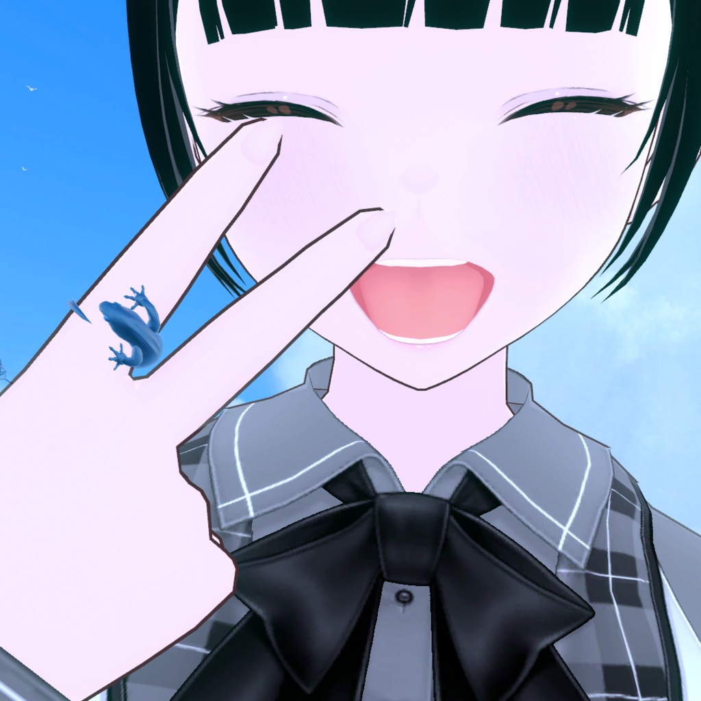 ヤモリング(VRChat想定・1名に限り譲渡可能)