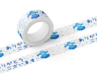 【マスキングテープ】手話/ありがとう・ありがとうございます/青