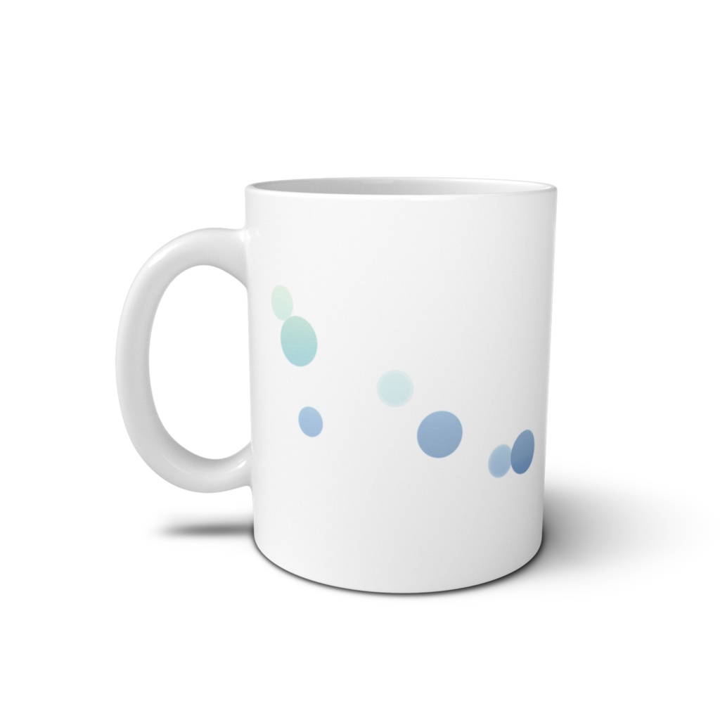 【マグカップ】手話/あお