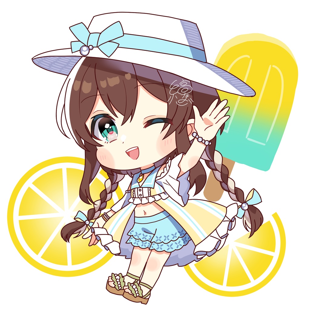 しまたまご2023夏ver. アクリルキーホルダー