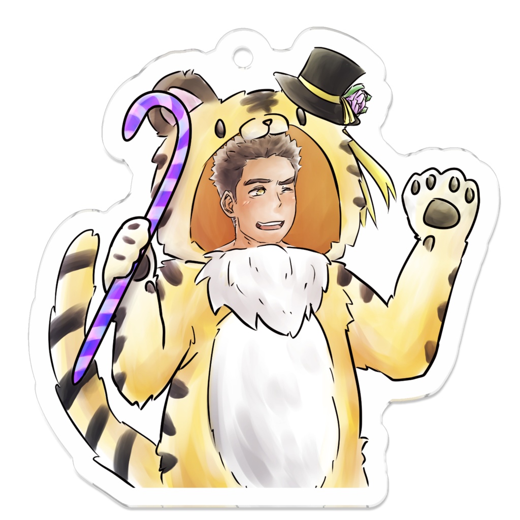 がおがおハロウィン★とらまアクリルキーホルダー