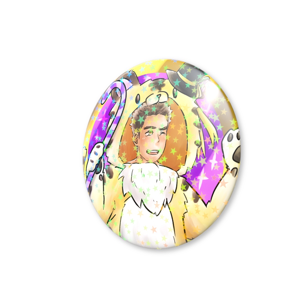 がおがおハロウィン★とらま缶バッジ