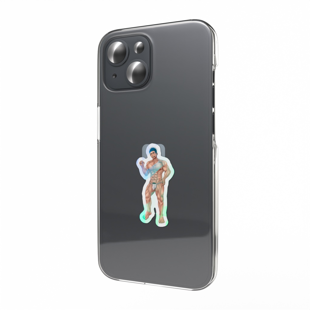 福月とらま　ふんどしver 　ホログラムステッカー