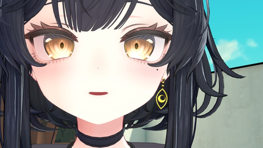 【💐販売記念セール💐】かわいいお顔のほくろテクスチャ【ルチカ専用】