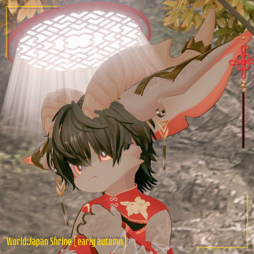 【MA対応】中華風ヘイロー【VRChat accessory】