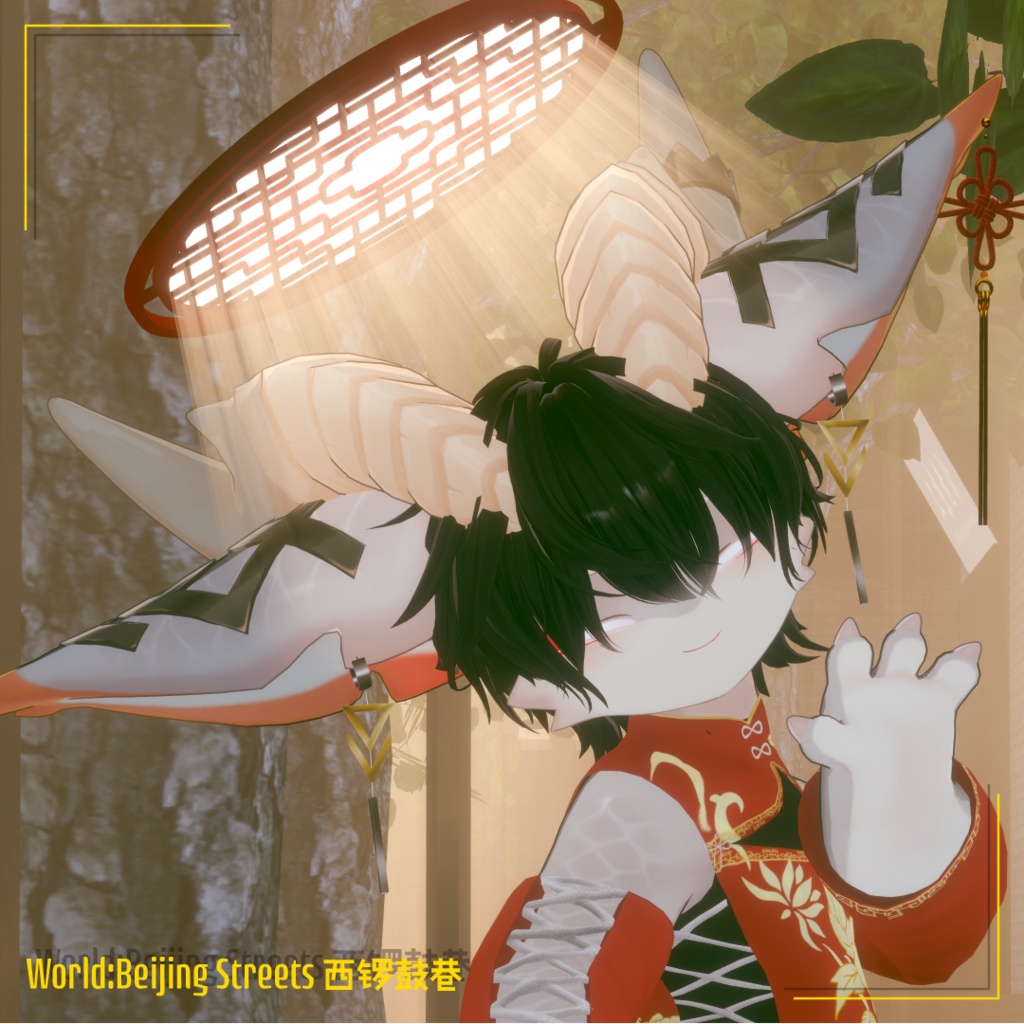 【MA対応】中華風ヘイロー【VRChat accessory】