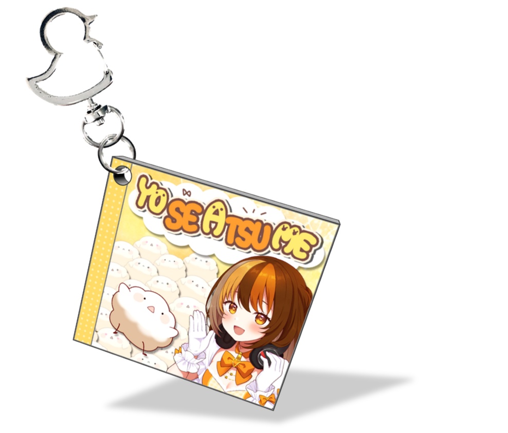 CDジャケット風アクキー