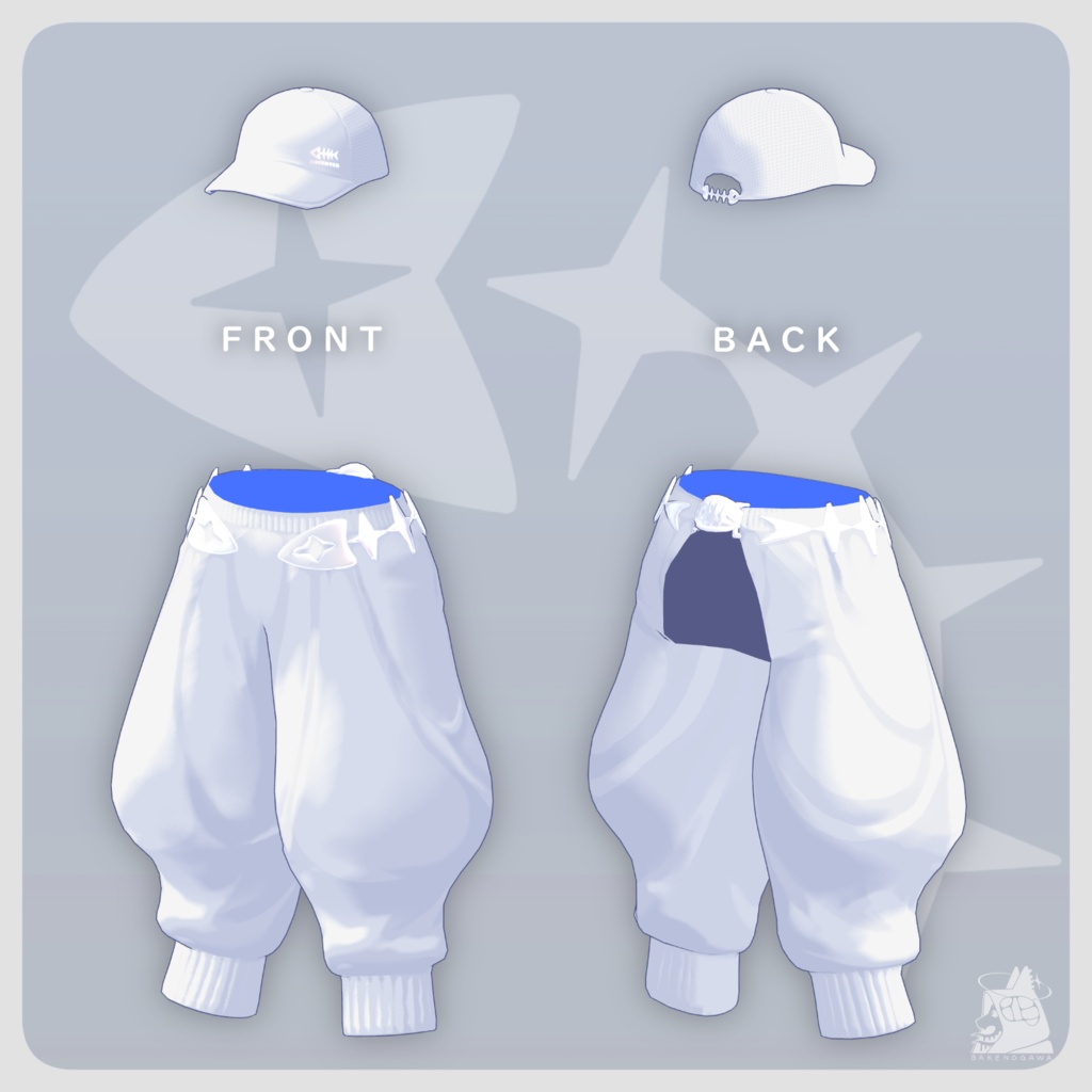 Sarrouel Pants & Cap【ANISHTER-GROW-対応衣装】