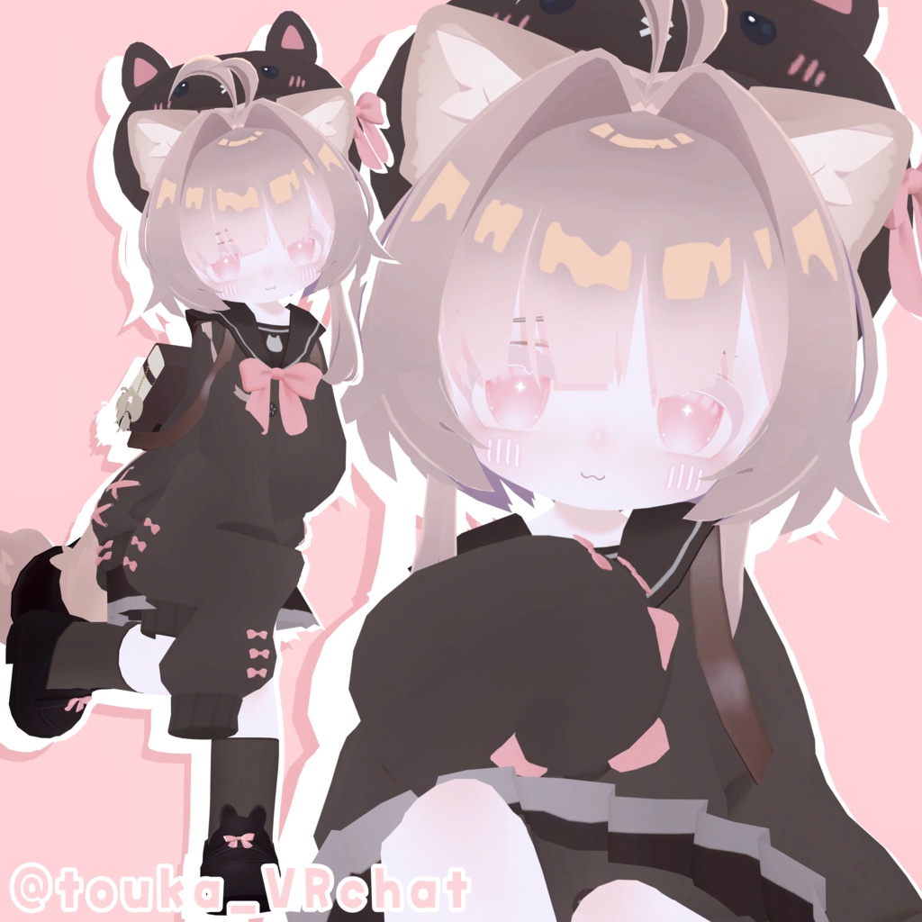 【半額セール中!】ねこじゃらしへあ【7アバター対応】