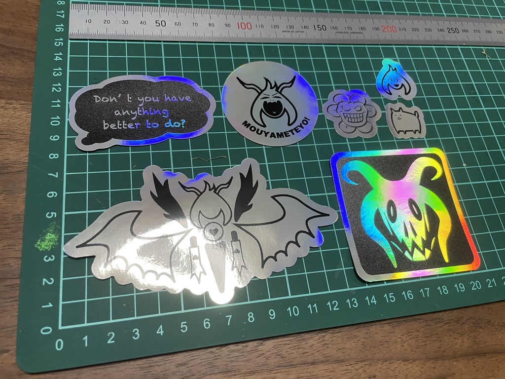 レインボーアズリエルステッカー †アルティメット†