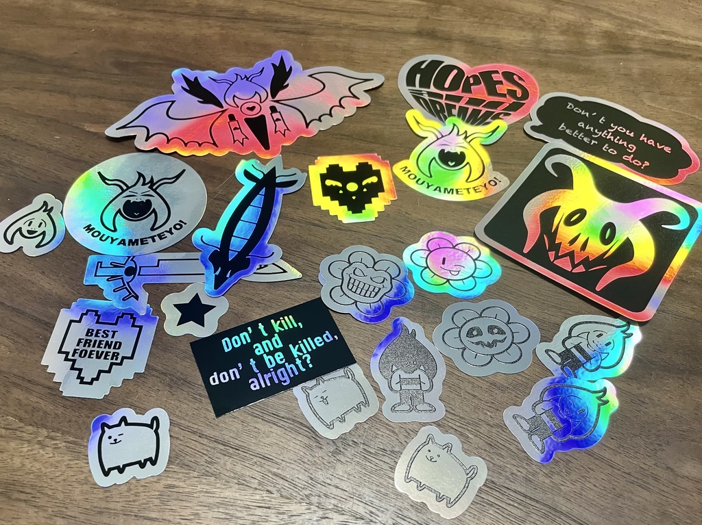 レインボーアズリエルステッカー †アルティメット†