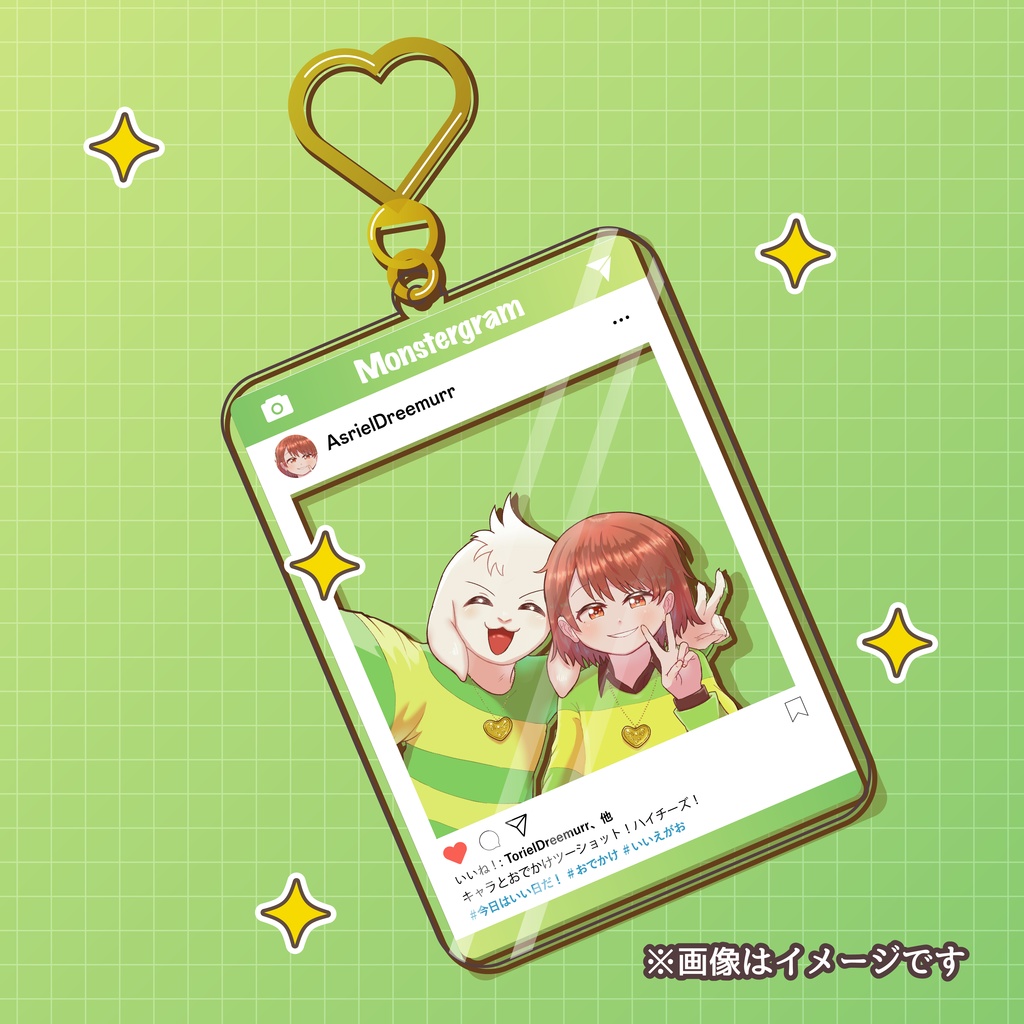 アズキャのずっともSNS風アクキー