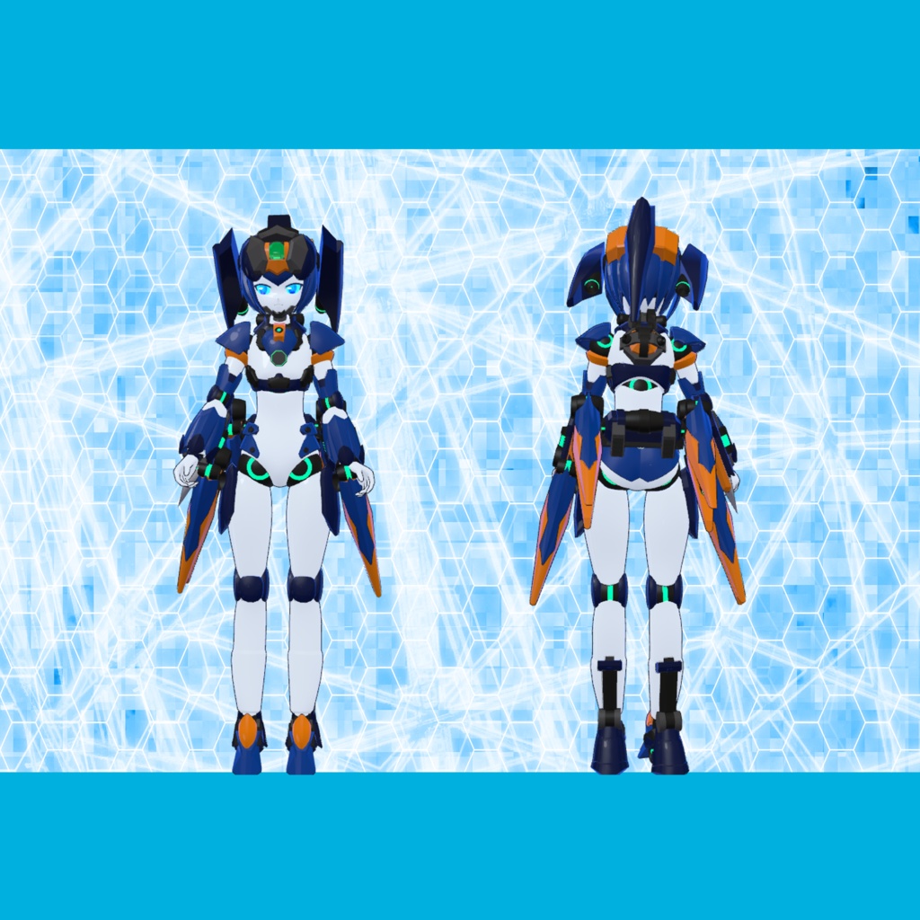 VRChat向け3Dモデル【Seras(セラス)】