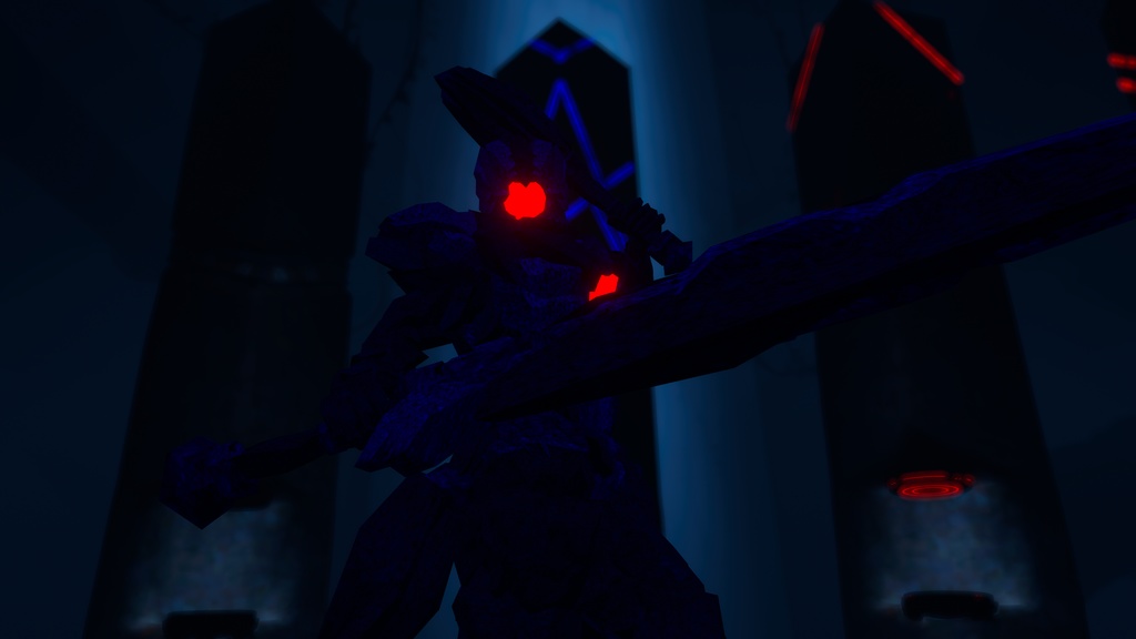 【Quest対応】VRC想定3Dモデル「GolemKnight」