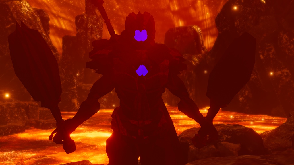 【Quest対応】VRC想定3Dモデル「GolemKnight」