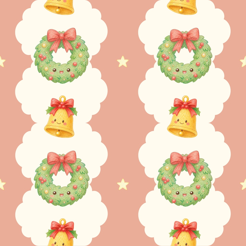 0001クリスマス柄デザインペーパー