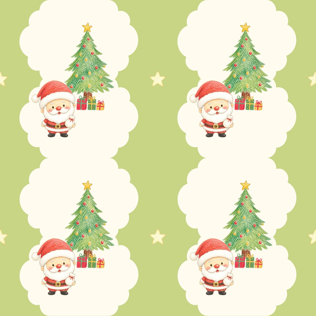 0001クリスマス柄デザインペーパー