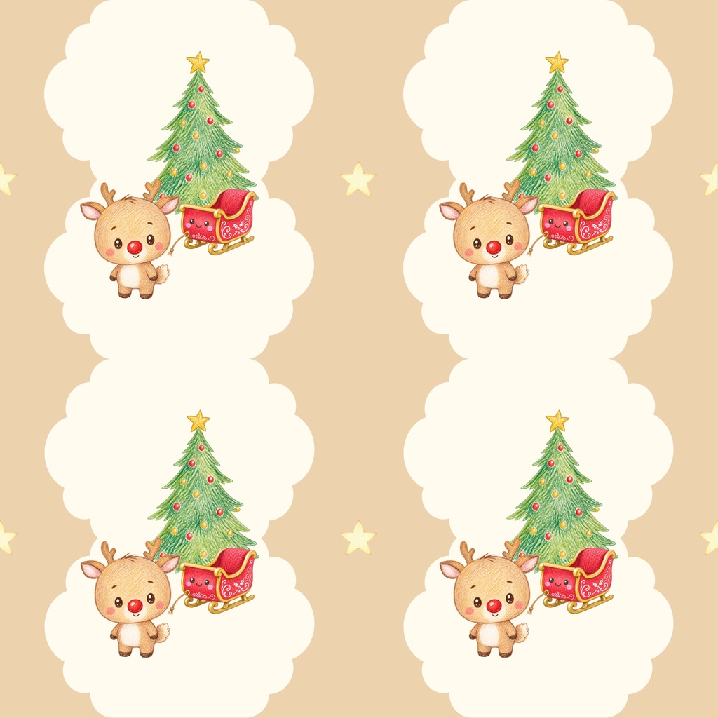 0001クリスマス柄デザインペーパー