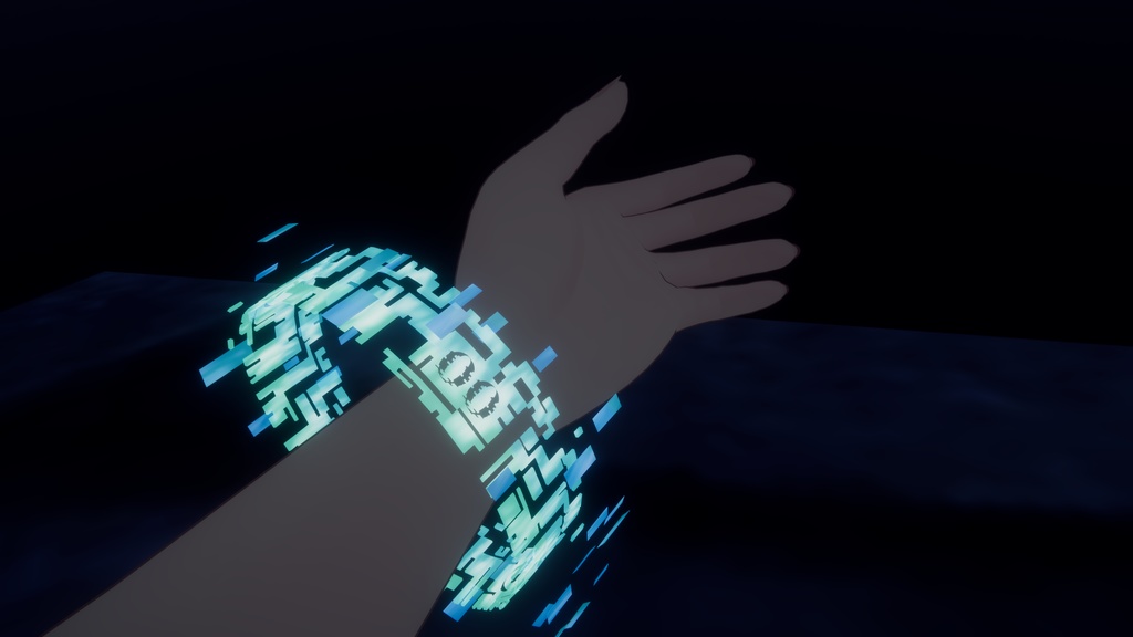 【アニメーション付き】cyber halo