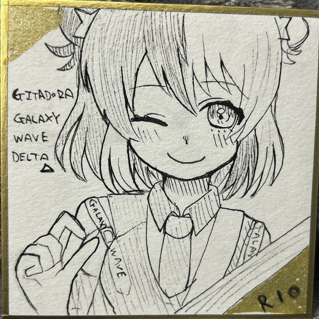 璃音のミニ色紙