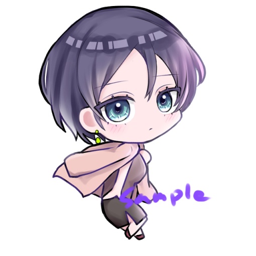 封隠文様 アクリルキーホルダー