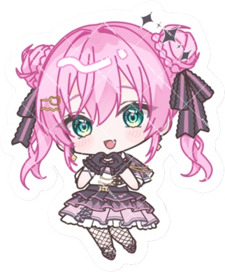 SDぽむ　ステッカー