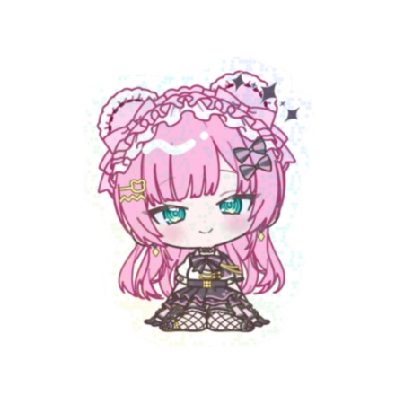 日笑乃ぽむV1周年 ミニキャラステッカー