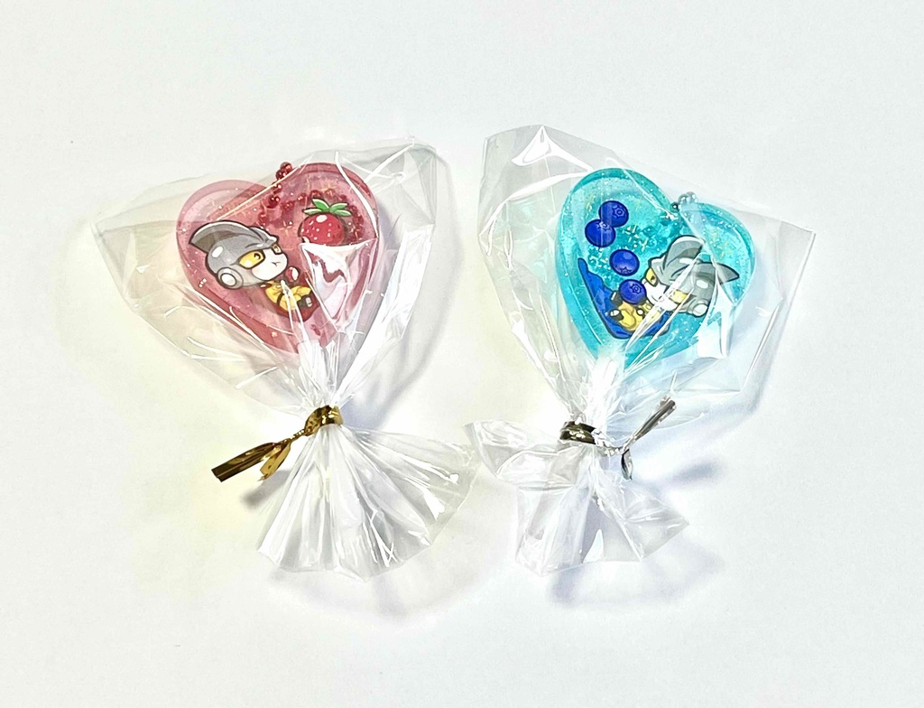 ストロベリー／ブルーベリーアクリルキャンディ