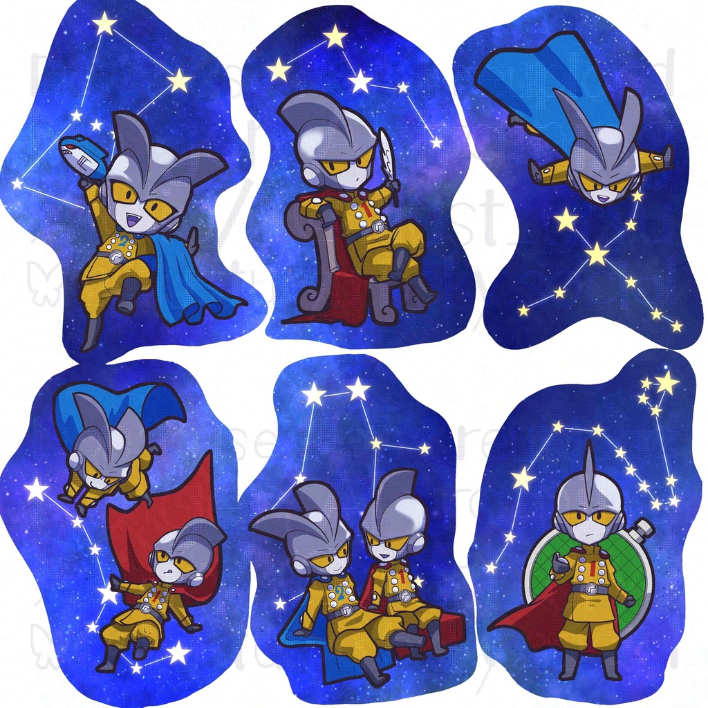 ガンマズ星座フレークシール